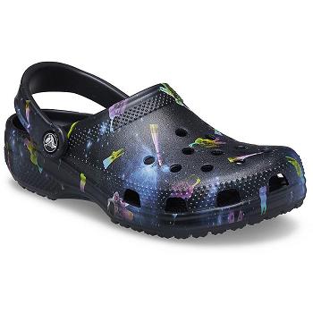 Scarpe Crocs Classic Out of this World II Clogs - Zoccoli Donna Nere, Italia IT 7G8H